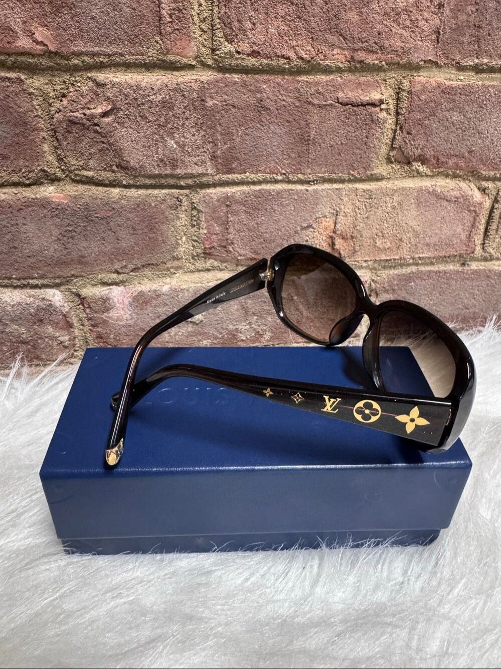Louis Vuitton Obsession GM Sunglasses Z0459E Brown Monogram w/ Box